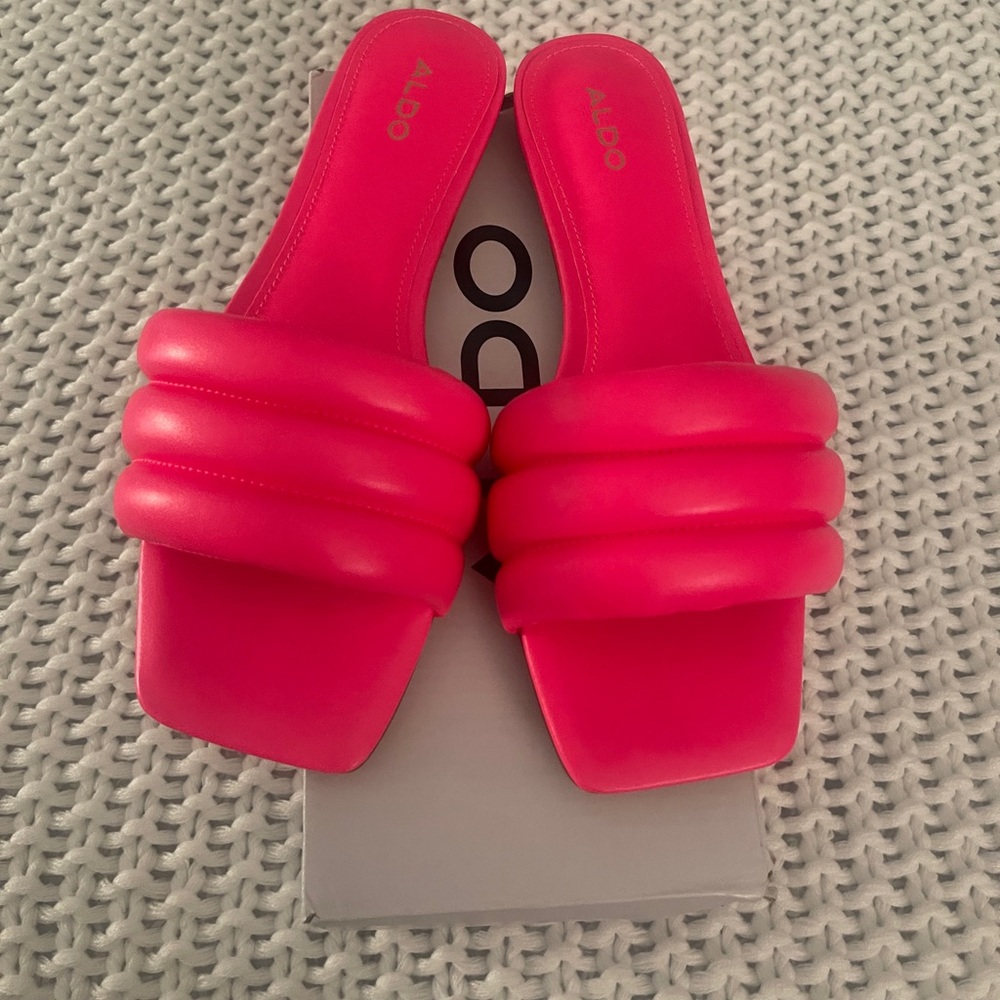 Pink sandals